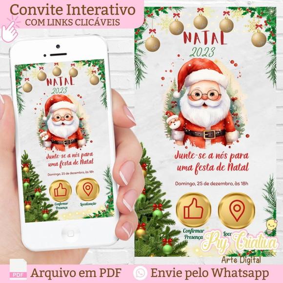 Convite Digital Interativo Natal