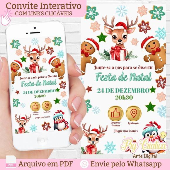 Convite Digital Interativo Natal