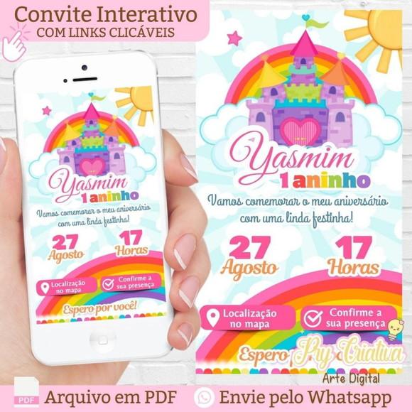 Convite Digital Interativo Realeza