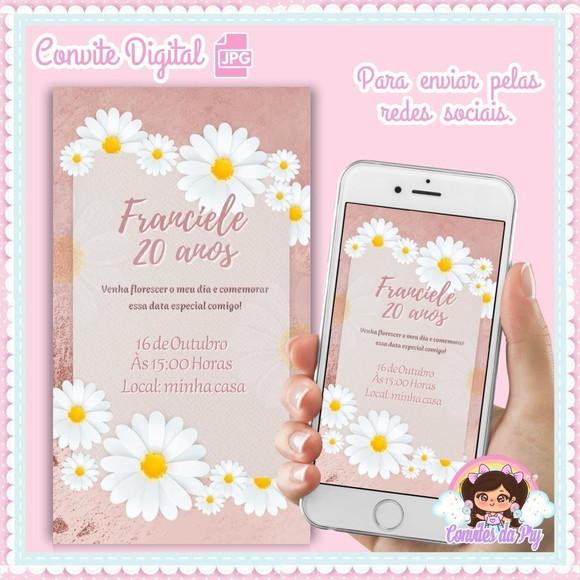 Convite Digital Margaridas