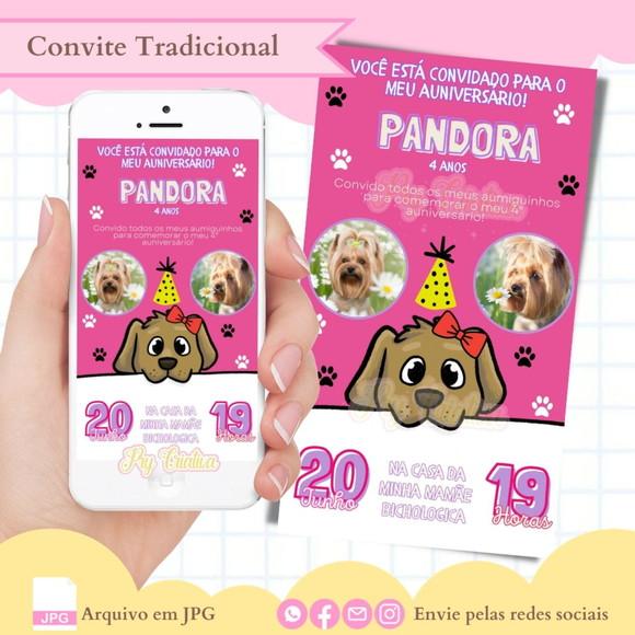 Convite Digital Pet Cachorro
