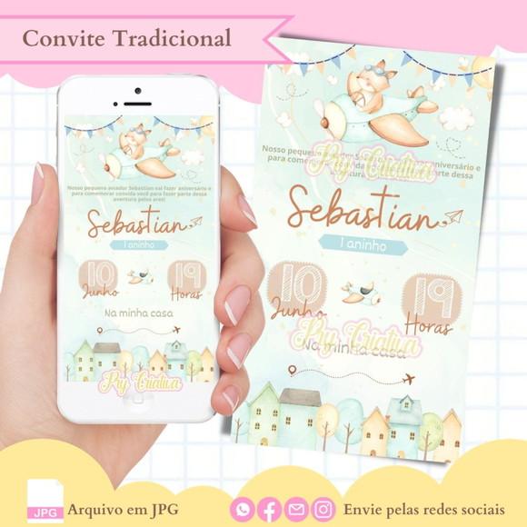 Convite Digital Raposa Aviador