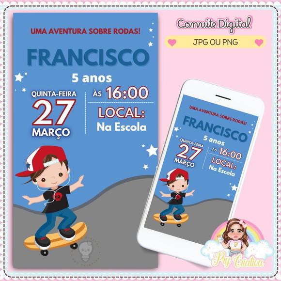 Convite Digital Skate