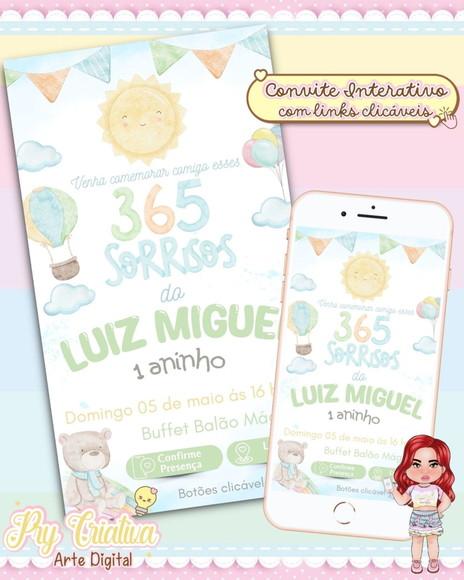 Convite Interativo 365 Sorrisos