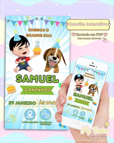 Convite Interativo Bento e Totó