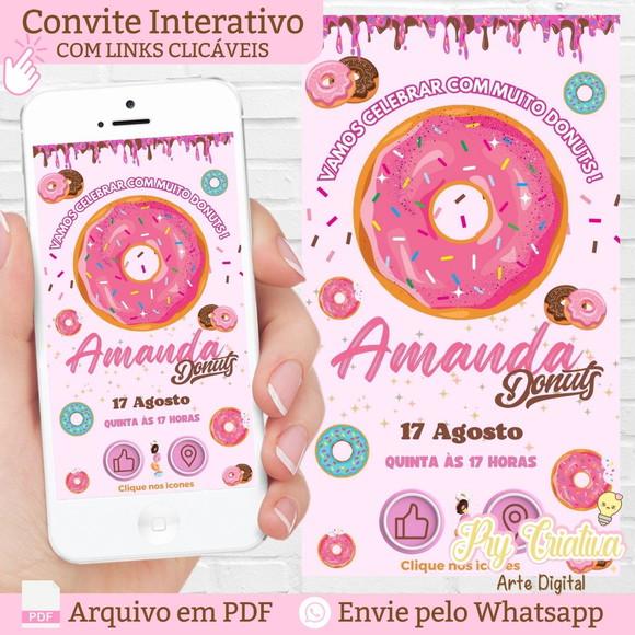 Convite Interativo Donuts