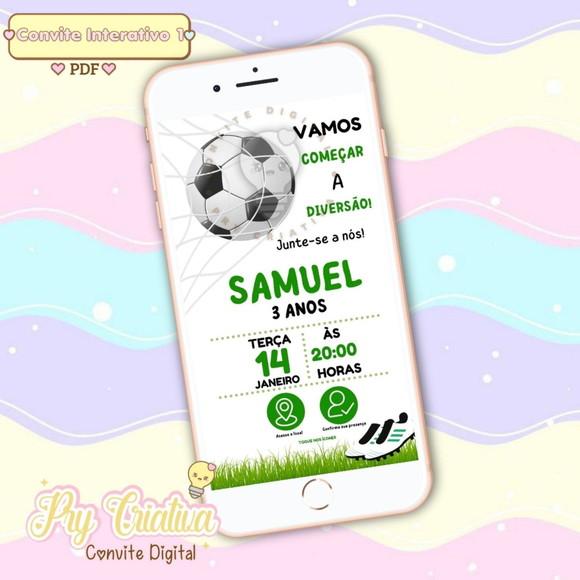 Convite Interativo Futebol