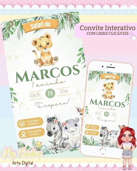 Convite Interativo Safari