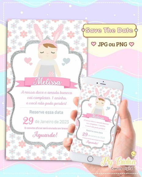 Save The Date Boneca Metoo Doll Digital