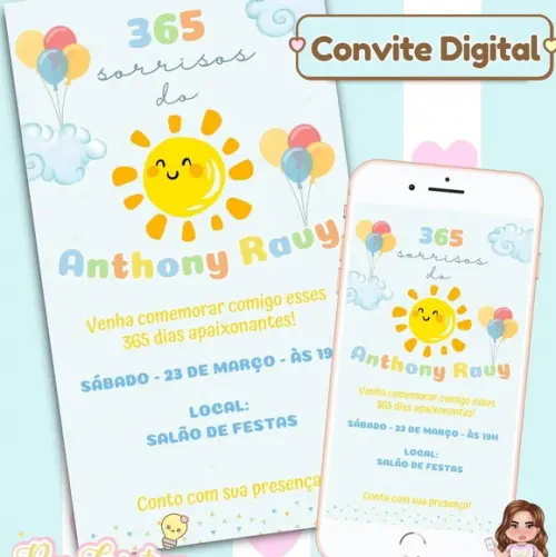 Convite Digital 365 Sorrisos