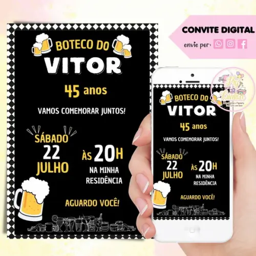 Convite Digital Boteco