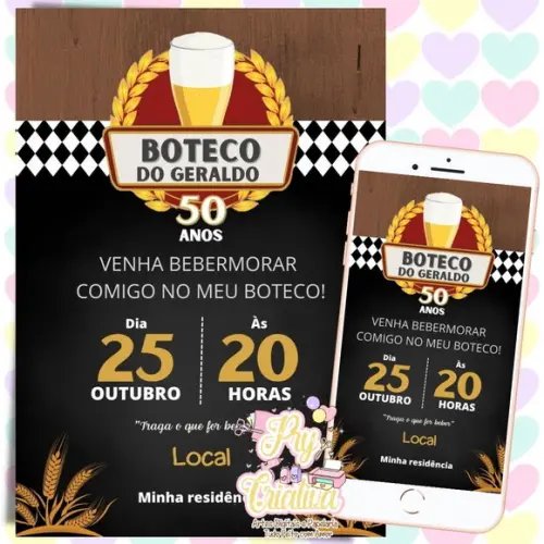 Convite Digital Boteco