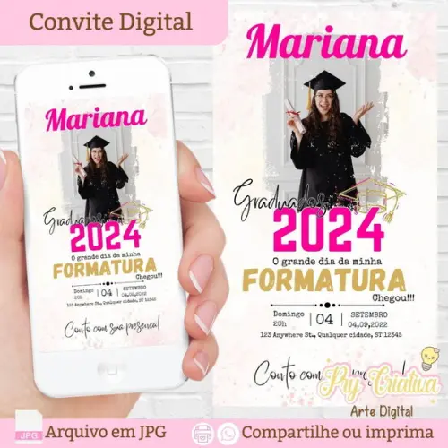 Convite Digital Formatura