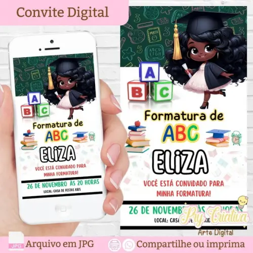 Convite Digital Formatura Abc