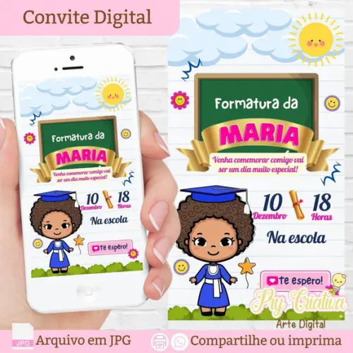 Convite Digital Formatura Abc