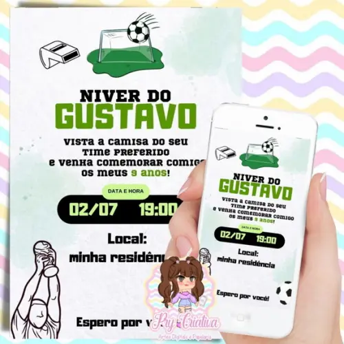 Convite Digital Futebol