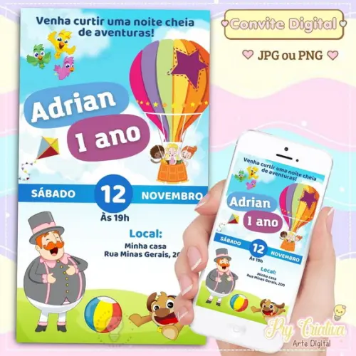 Convite Digital Mundo Bita