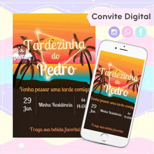 Convite digital tardezinha