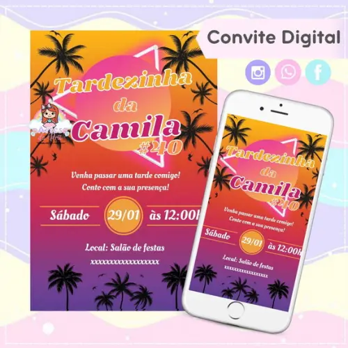 Convite digital tardezinha