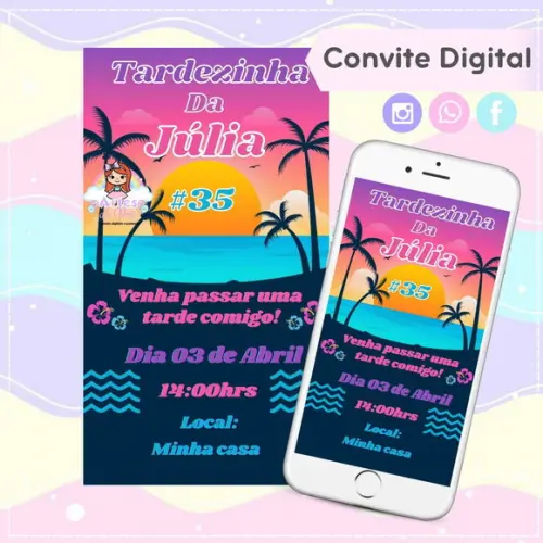 Convite digital tardezinha