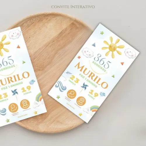 Convite Interativo 365 Sorrisos