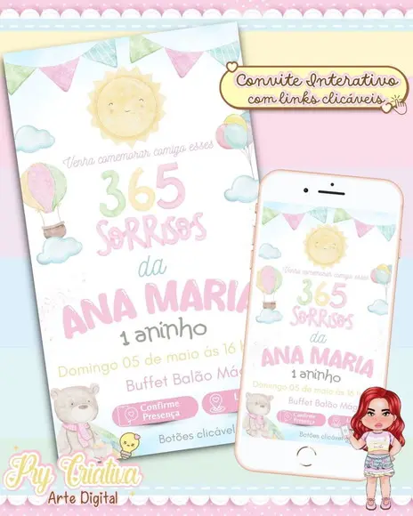 Convite Interativo 365 Sorrisos