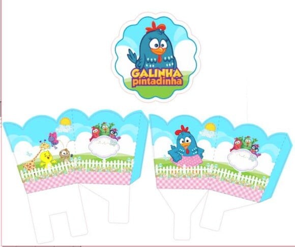 Arquivo Digital Galinha Pintadinha Studio e pdf sem Nome