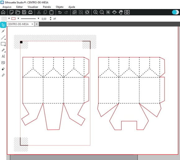 Arquivo Digital Molde Limpo Centro Mesa Studio pdf sem Arte