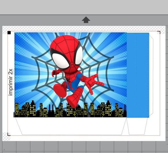 Arquivo Sacolinha Homem Aranha Baby Studio e pdf sem Nome