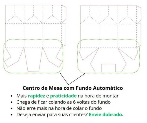 Arquivo Digital Centro de Mesa Cerejinha Rosa sem Nome