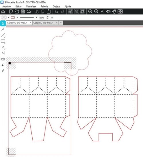 Arquivo Digital Molde Limpo Centro Mesa Studio pdf sem Arte