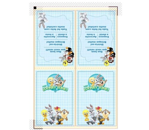 Arquivo Digital Plaquinha Baby Loney Tune Studio/pdf s/ Nome