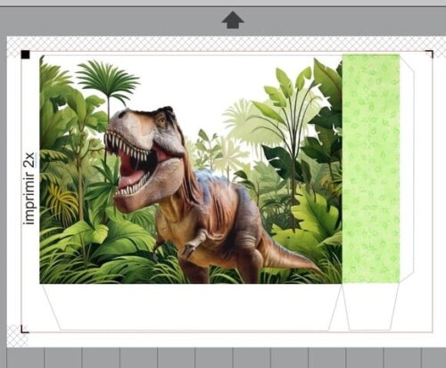 Arquivo Digital Sacolinha Dinossauro Studio e pdf sem Nome