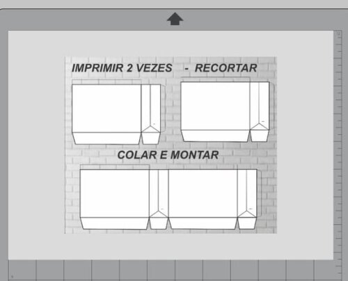 Arquivo Digital Sacolinha Dinossauro Studio e pdf sem Nome