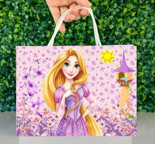 Arquivo Digital Sacolinha Rapunzel Studio pdf s/ Nome