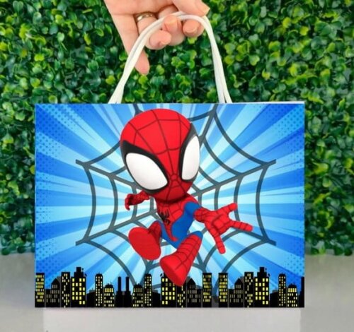 Arquivo Sacolinha Homem Aranha Baby Studio e pdf sem Nome