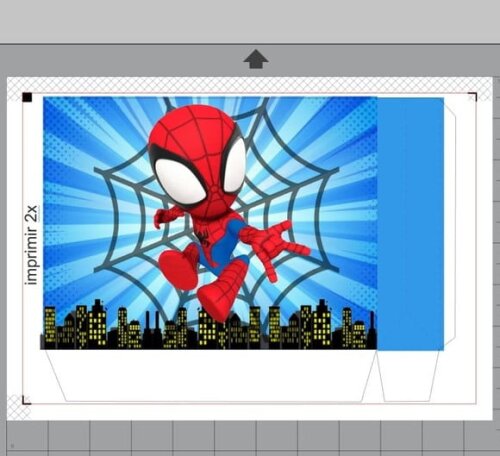 Arquivo Sacolinha Homem Aranha Baby Studio e pdf sem Nome