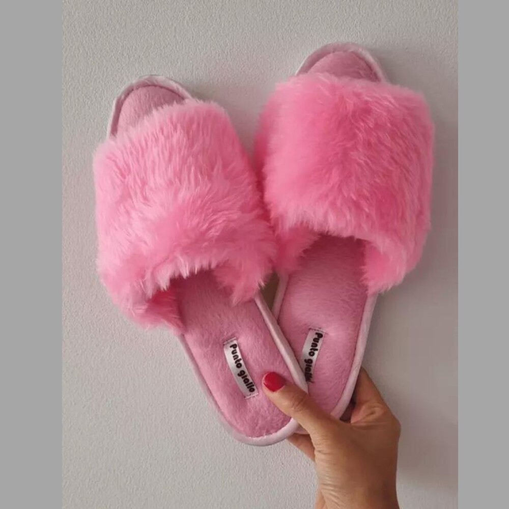 Pantufa Feminina Antiderrapante Punto Giallo
