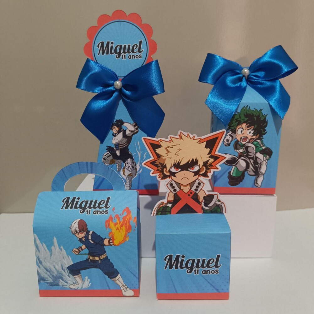 Kit Personalizados Mi Hero Academia kit festa Mi Hero Academia 20