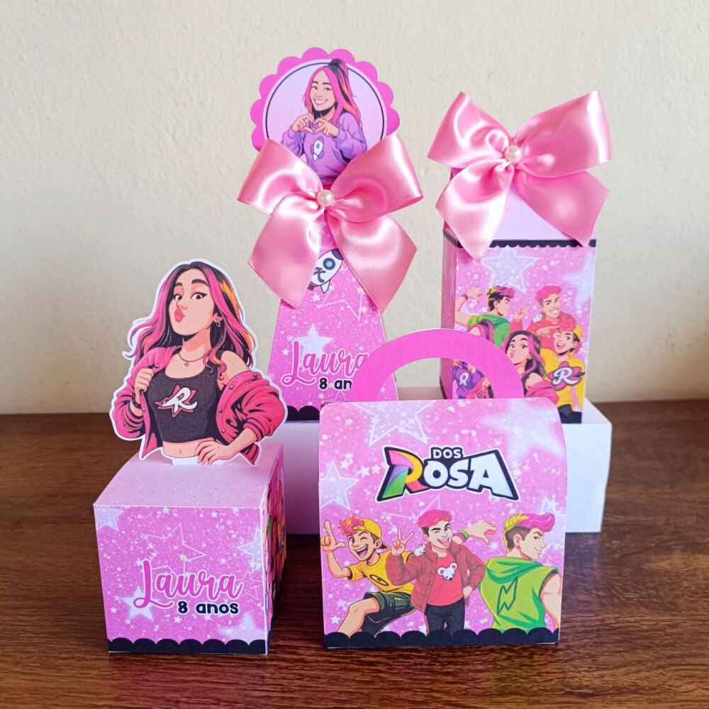 Kit Personalizados grupo dos rosa kit festa dos rosa Emily Vick 2