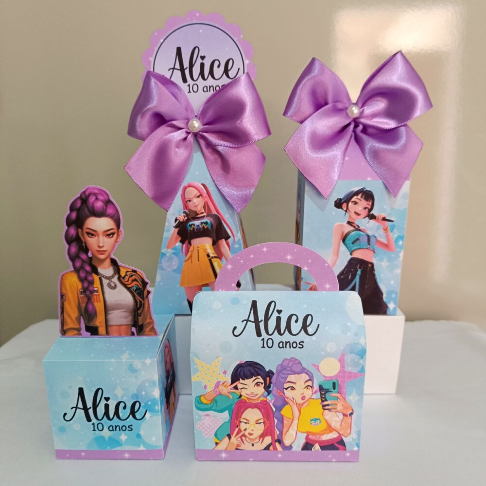 Kit Personalizados guerreiras do Kpop kit festa guerreiras do Kpo