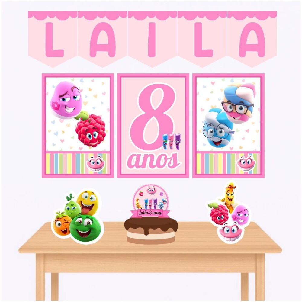 Kit só um bolinho bala fini kit festa fini personalizado