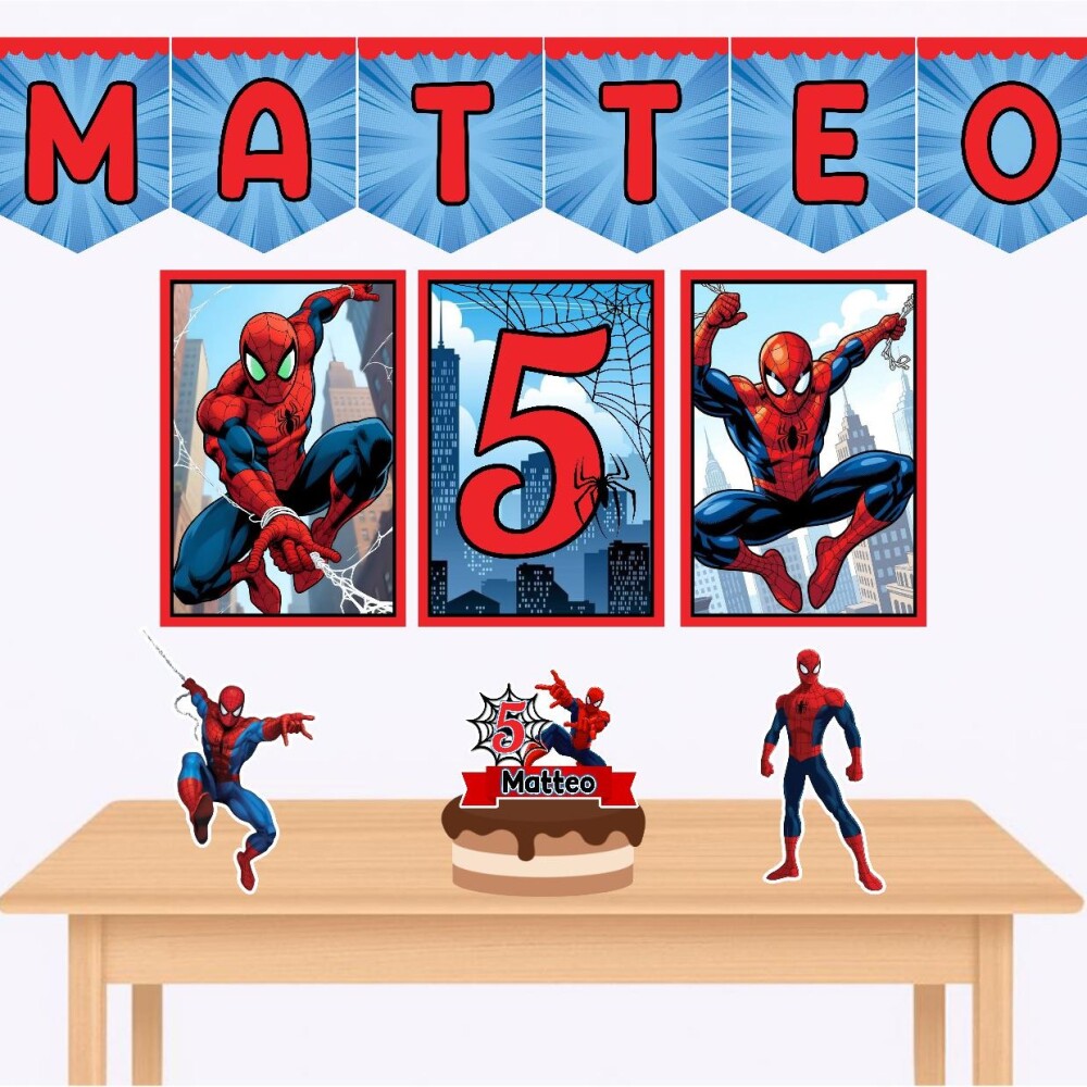 Kit só um bolinho homem aranha kit festa homem aranha personaliz
