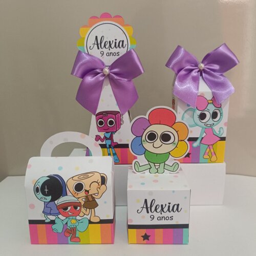 Kit Personalizados Dandys World kit festa Dandys World 20 caixas