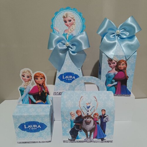 Kit Personalizados Frozen kit festa Frozen 20 caixas