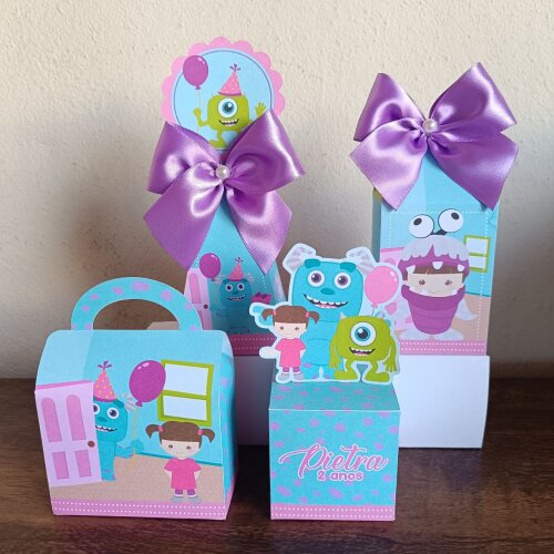 Kit Personalizados monstros s.a kit festa monstros s.a. 20 caixas