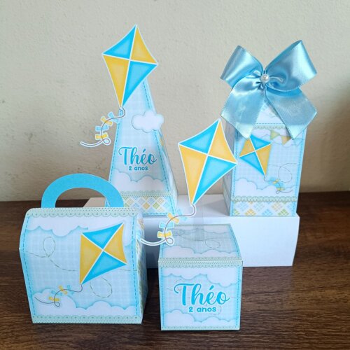 Kit Personalizados pipa kit festa pipa 20 caixas