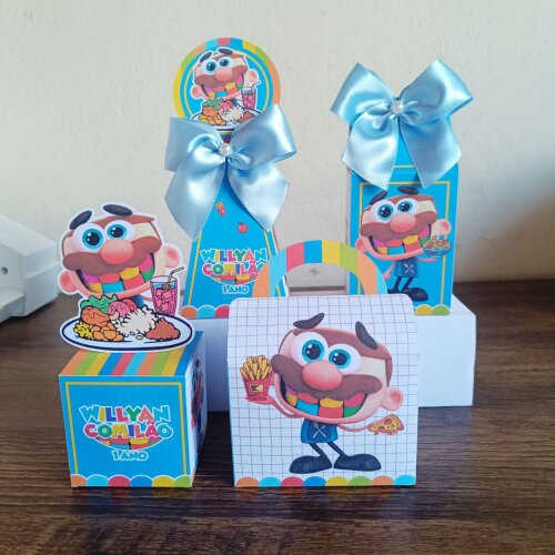 Kit Personalizados José comilão kit festa José comilão 20 caixas
