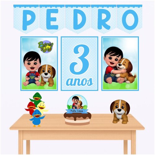 Kit só um bolinho bento e totó kit festa bento e totó personalizado