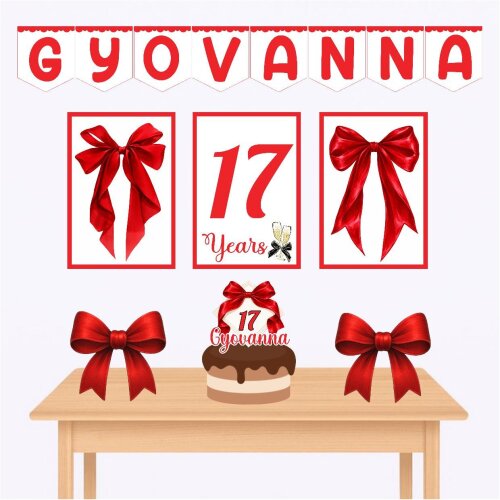 Kit só um bolinho laço vermelho kit festa laço vermelho personalizado